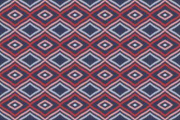 Oriental ethnic geometry ikat seamless pattern original design for background , carpets, scarves, wrapping paper, clothing, jewelry