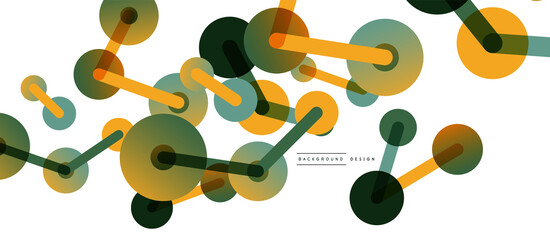 Network concept abstract background. Dots connection. Big data idea. Business template for wallpaper, banner, background or landing