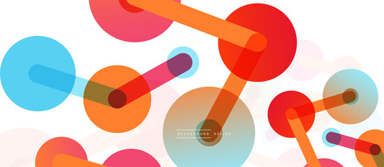 Network concept abstract background. Dots connection. Big data idea. Business template for wallpaper, banner, background or landing