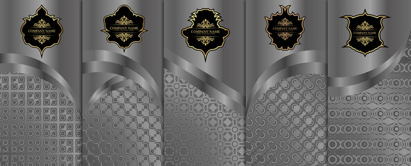 professional vertical banner,invitation,Flyer,Pattern,logo,for packaging,for perfume,soap,lotion.