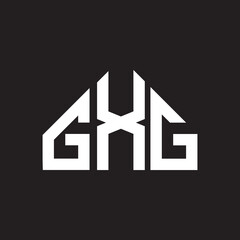 GXG letter logo design on Black background. GXG creative initials letter logo concept. GXG letter design. 
