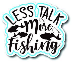 Fish Sticker Svg  Design