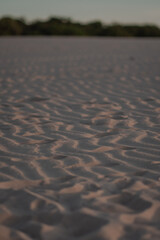 sunset over the dunes