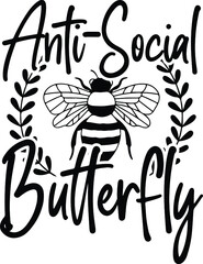 Anti Social Svg Design