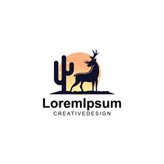 Deer logo design