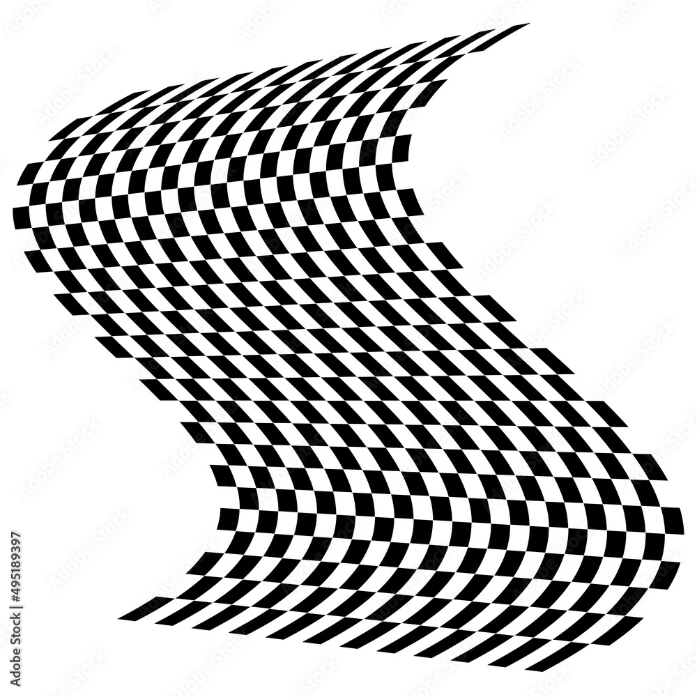 Poster checkered, squared pattern element. race, racing, finishing line flag. chessboard, checkerboard shap