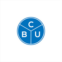 CBU letter logo design on White background. CBU creative initials letter logo concept. CBU letter design.   © Faisal
