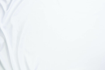 Obraz premium White fabric texture that is white cloth surface background with beautiful soft blur pattern.