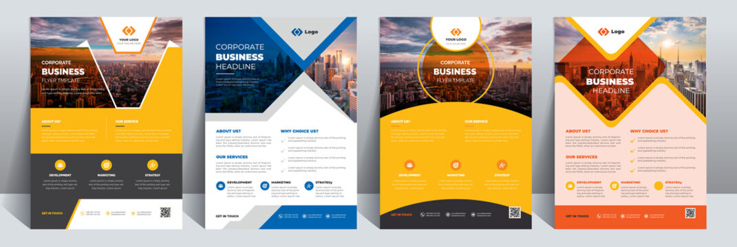 Modern Corporate Business Flyer Design Template