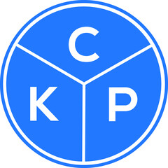 CKP letter logo design on White background. CKP  creative initials letter logo concept. CKP letter design.