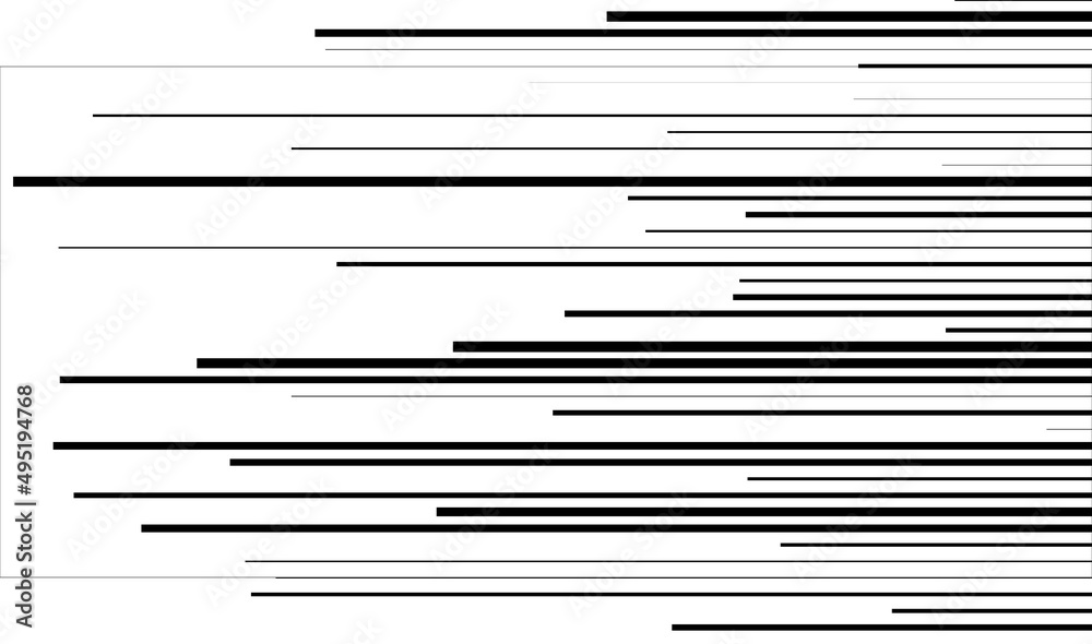 Aufkleber random straight parallel lines, stripes geometric vector pattern