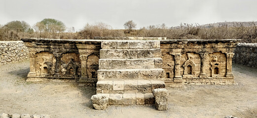 An ancient site of Taxila in Pakistan
