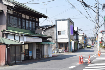 Old residential area of Nikko City, Tochigi Prefecture, Japan