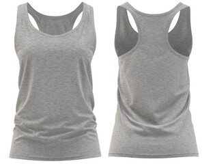 Women's Tank Top ( Gray melange )