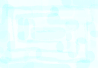 ふんわり幾何学模様の水彩テクスチャー　薄水