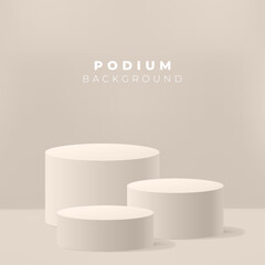 Minimal podium vector background