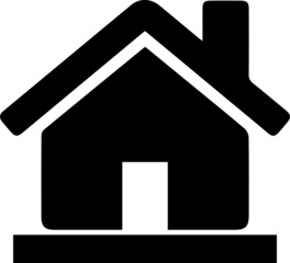 Flat House icon vector illustration