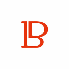 letter db connect design geometric logo vector