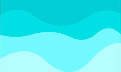 Modern abstract  sea wave  on soft background.  Wave effect. Wavy marine lines. 