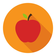 Apple icon, healthy raw symbol, foot sweet fruit, vector illustration design, eco diet