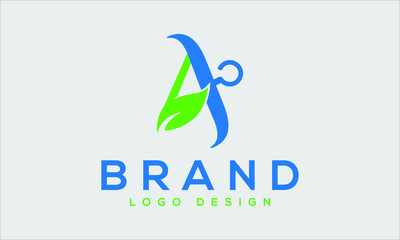 Creative Fashion and Cleaners Initials Letters ( A) Monogram Geometric Modern Logo