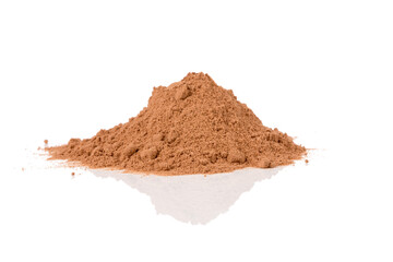 Fototapeta na wymiar cocoa powder isolated