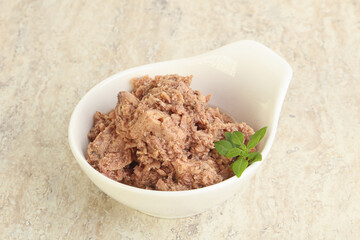 Canned tuna fish for salad