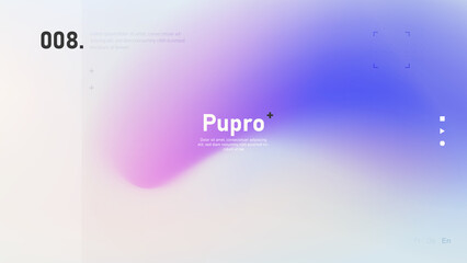 Fototapeta Purple blurred gradient background design. Modern bright wallpaper with colorful gradient shapes obraz