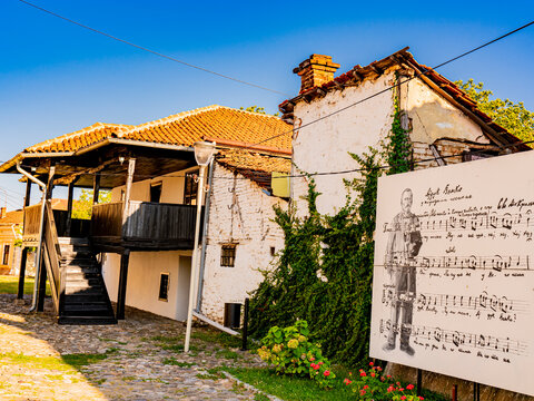 Birthhouse of Stevan Mokranjac, famous Serbian composer in Negotin.  He  was a Serbian composer and music educator, born in Negotin at 1856