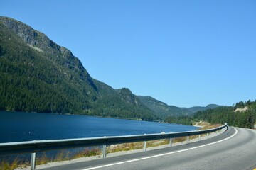 mountain road in the mountains