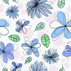 Obraz premium Floppy Flowers Original 5000