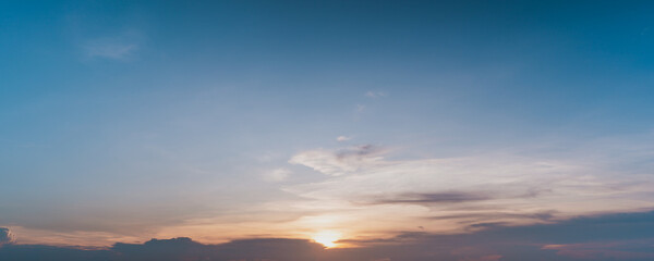Fototapeta na wymiar clouds over the sky sunset background.