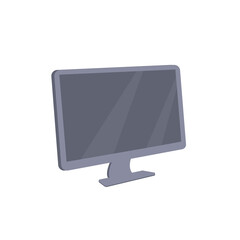Vector illustration of a modern computer display. Vector cartoon illustration.