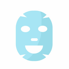 Mask for the face. Personal care. cosmetic procedure. Vector cartoon