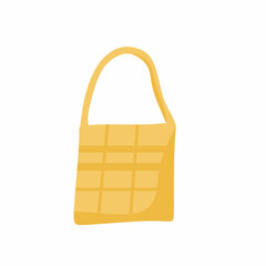 Eco-friendly storage bag. Vector illustration.