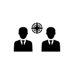 Business target icon