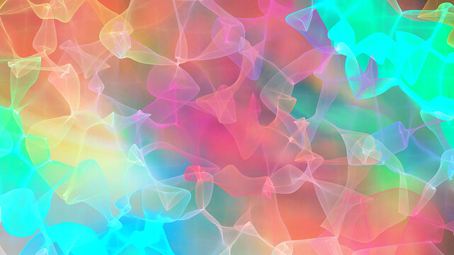 An abstract gradient neon fantasy glowing background.