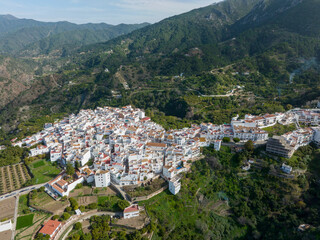 Fototapeta na wymiar bonito pueblo de la provincia de Málaga, Istán