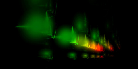 3D Fractal Background hologram