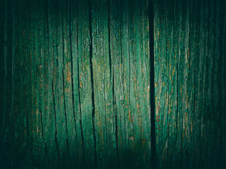 An old green wooden background