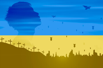 pray to ukraine the idea of ​​ending the war loss of life from war