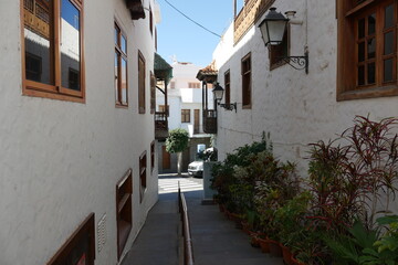 Fototapeta na wymiar Altstadt von Agaete auf Gran Canaria