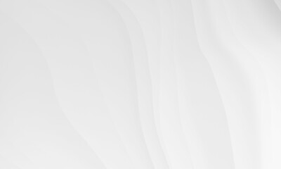 Abstract white gray colors gradient with wave lines pattern texture background.