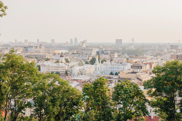 Panorama view of Kyiv, Ukraine