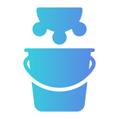 milking gradient icon