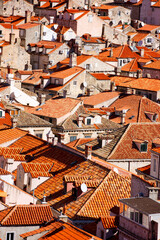 Dubrovnik old town red roofs