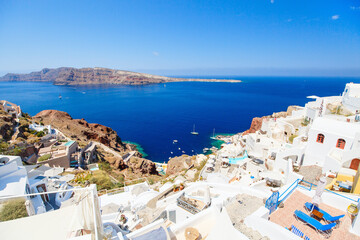 Oia village on Santorini island