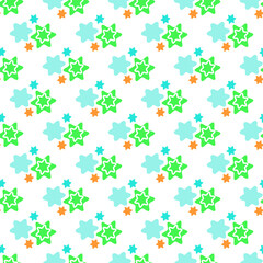 Seamless color background. The texture of simple doodle elements. Decorations for fabrics, childrens textiles.For scrapbooking, packaging, gift products. Digital template. Easter,Christmas background