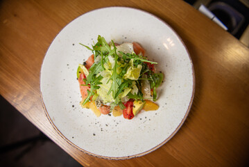 salad with vegetables