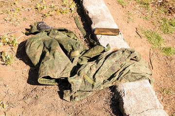 Jackets of Russian occupants